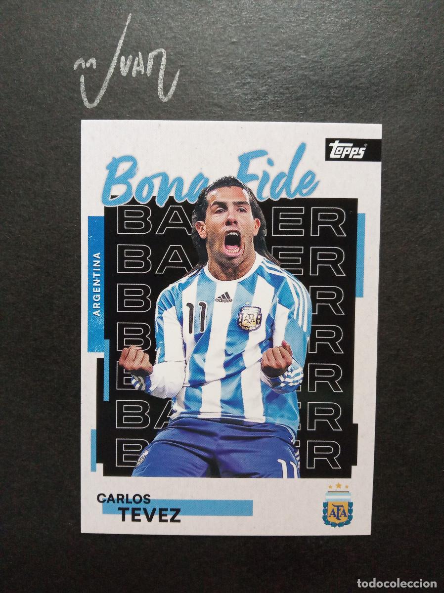 Cromos de f&uacute;tbol: 22 BONA FIDE BALLER TEVEZ BOCA JUNIORS ⚽ TOPPS &reg; TEAM SET ARGENTINA FIFA WORLD CUP 2026 MUNDIAL
