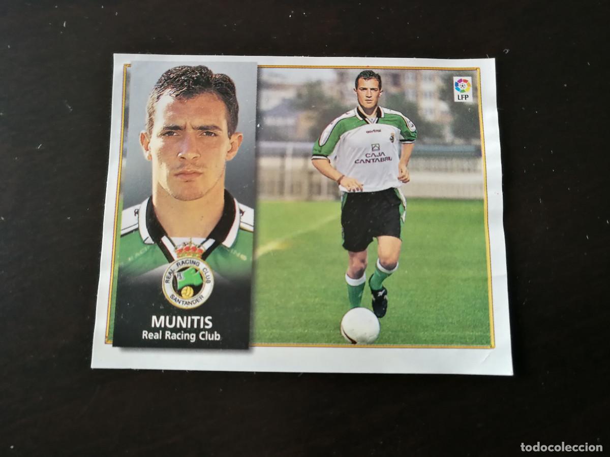 Fu&szlig;ball-Sticker: Munitis Coloca Racing de Santander Editorial Este 98/99, 1998-1999, despegado