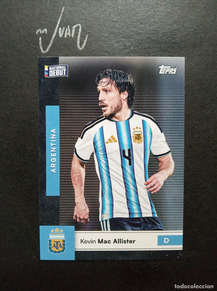 Cromos de f&uacute;tbol: N&ordm; 14 KEVIN MAC ALLISTER UNION SAINT GILLOISE ⚽ TOPPS &reg; TEAM SET ARGENTINA FIFA WORLD CUP 2026 NUEVO