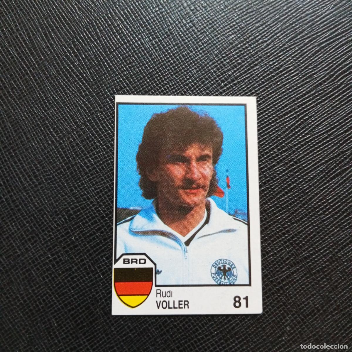 Cromos de f&uacute;tbol: 81 RUDI VOLLER ALEMANIA BARNA MEXICO MUNDIAL 1986 CROMO FUTBOL 86 - SIN PEGAR - A106 PG109