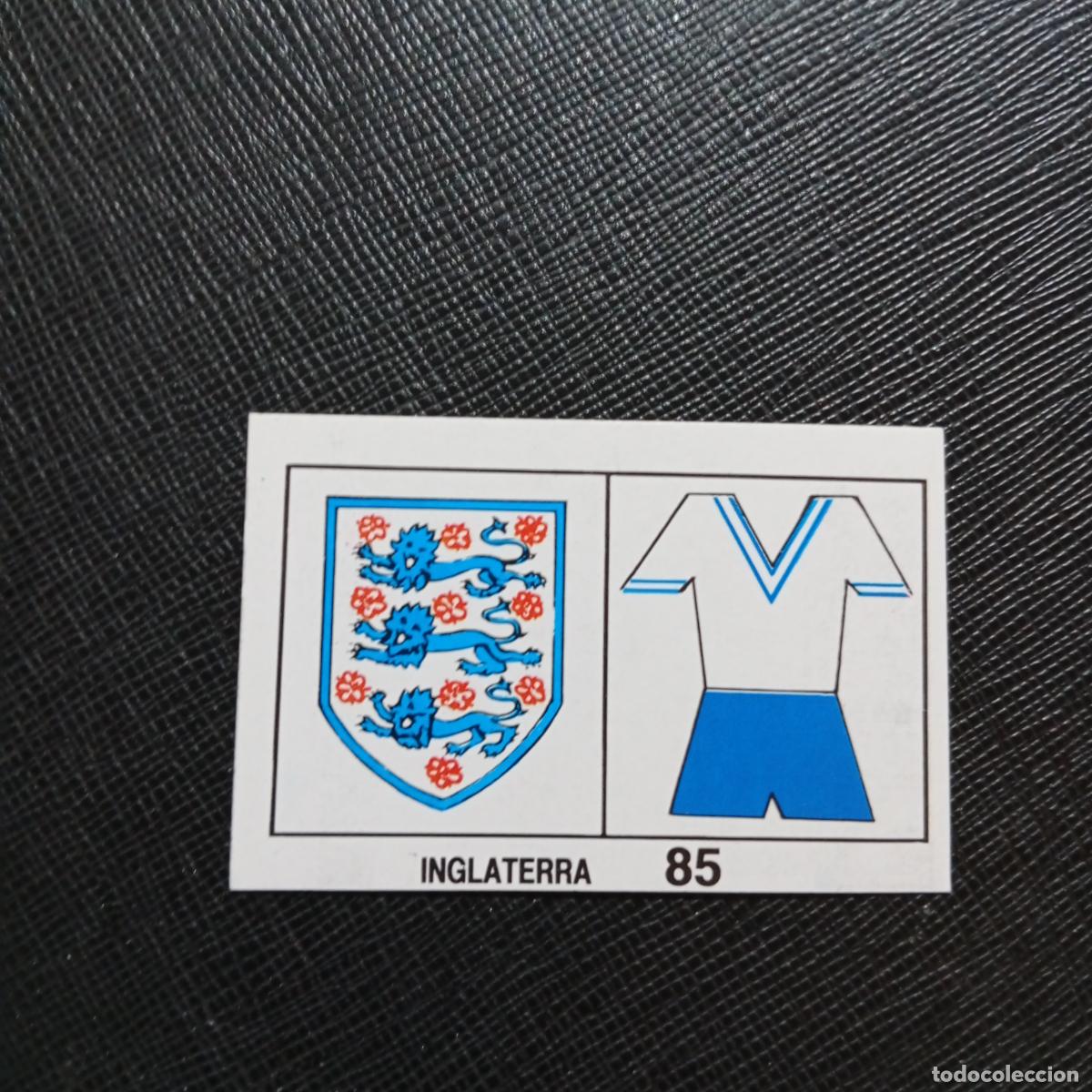 Cromos de f&uacute;tbol: 85 ESCUDO UNIFORME INGLATERRA BARNA MEXICO MUNDIAL 1986 CROMO FUTBOL 86 - SIN PEGAR - A106 PG118