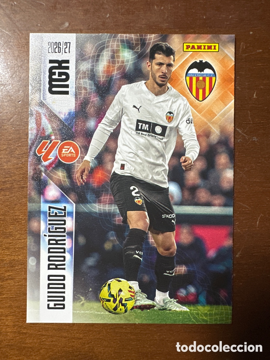 Cromos de f&uacute;tbol: 353 GUIDO RODR&Iacute;GUEZ VALENCIA MEGACRACKS 2026 2027 (MGK 26 27)