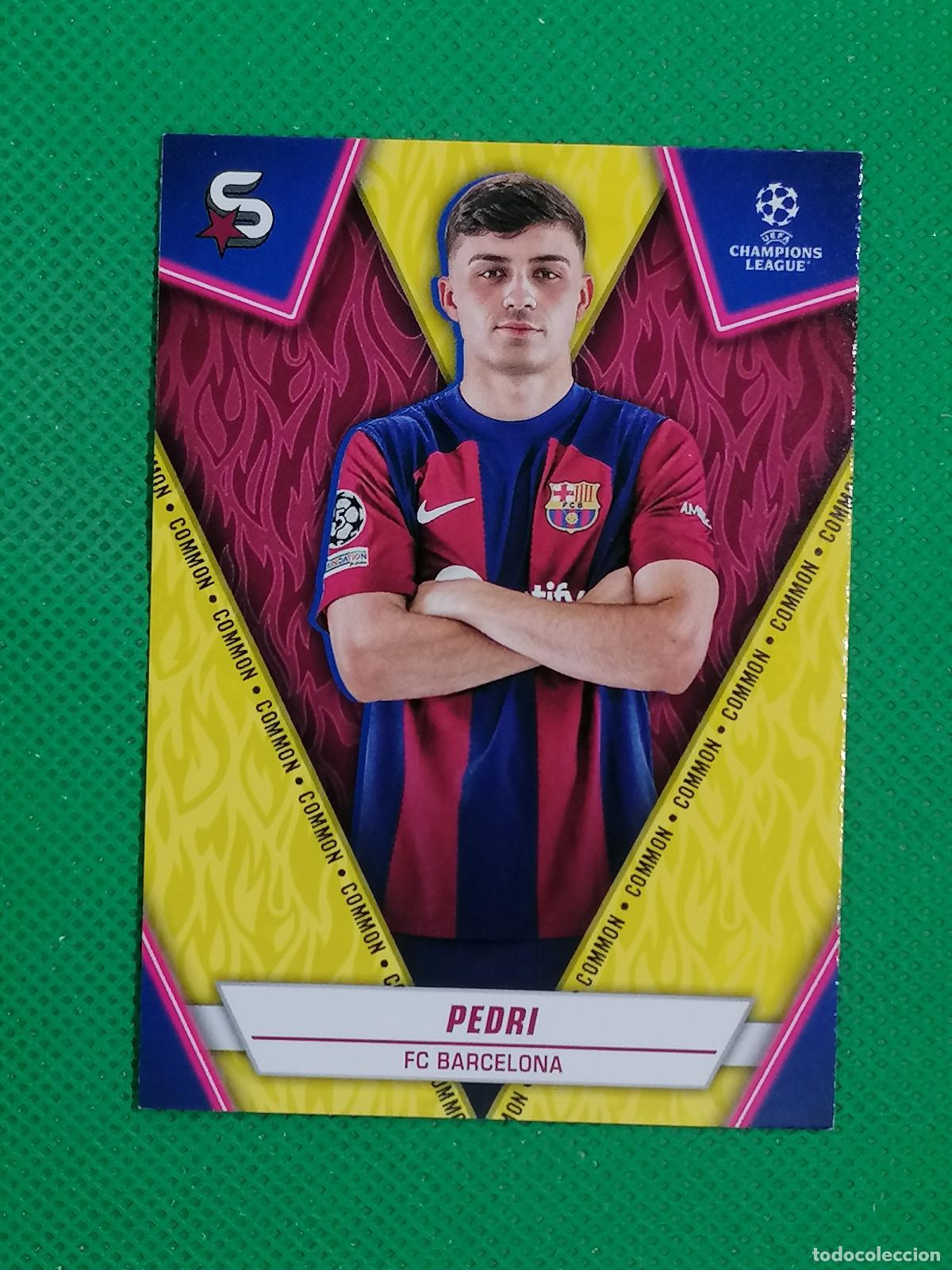 Fu&szlig;ball-Sticker: 44 PEDRI BARCELONA COMMON ⚽ TOPPS SUPERSTARS 23 24 2023 2024 ⚽