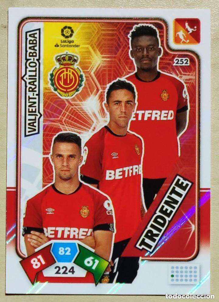 Fu&szlig;ball-Sticker: 252 TRIDENTE RCD MALLORCA FICHA ALBUM ADRENALYN XL 2019 2020 19 20