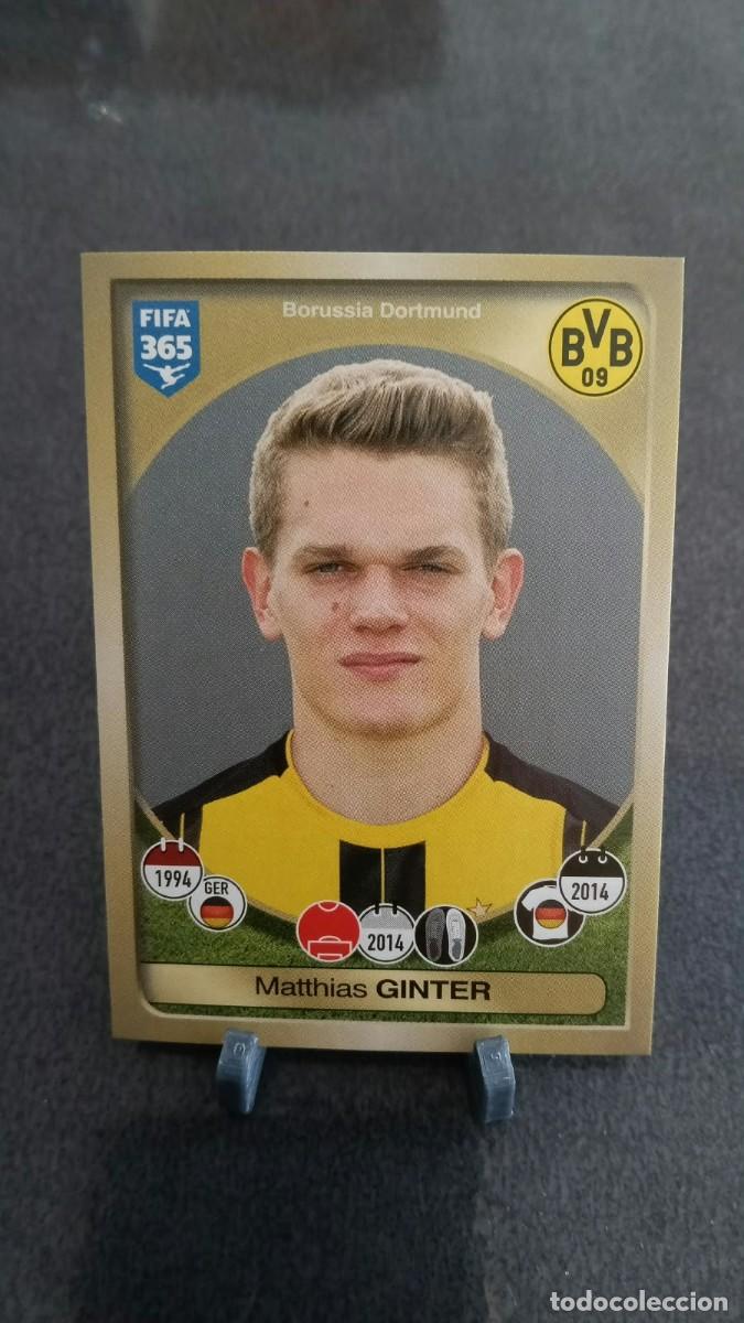Fu&szlig;ball-Sticker: Ginter 312 Borussia Dormund 2016 2017 Fifa 365 Sin Pegar