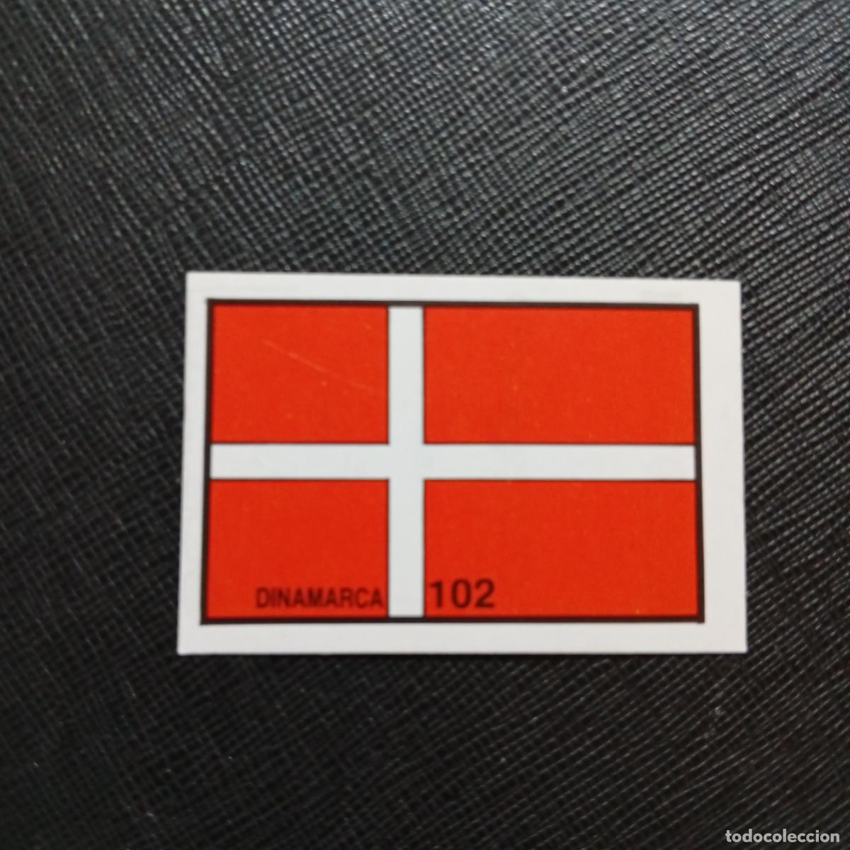 Fu&szlig;ball-Sticker: 102 ESCUDO DINAMARCA BARNA MEXICO MUNDIAL 1986 CROMO FUTBOL 86 - SIN PEGAR - A106 PG127