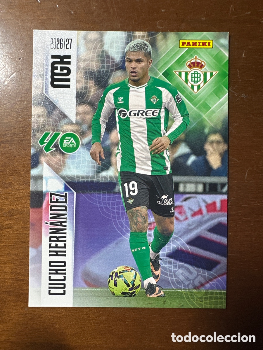 Fu&szlig;ball-Sticker: 107 CUCHO HERN&Aacute;NDEZ BETIS MEGACRACKS 2026 2027 (MGK 26 27)