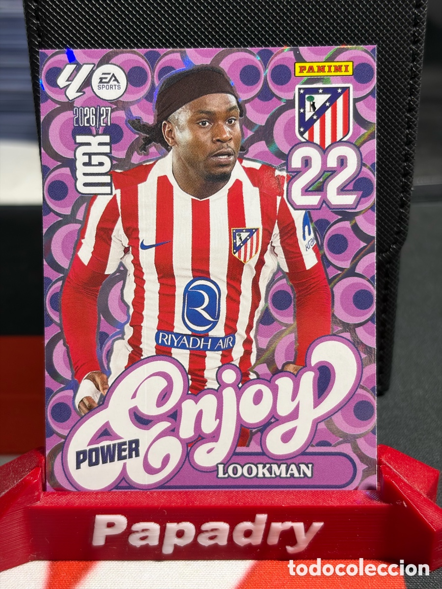 Fu&szlig;ball-Sticker: LOOKMAN ENJOY POWER ATLETICO DE MADRID MEGACRACKS 2026/2027