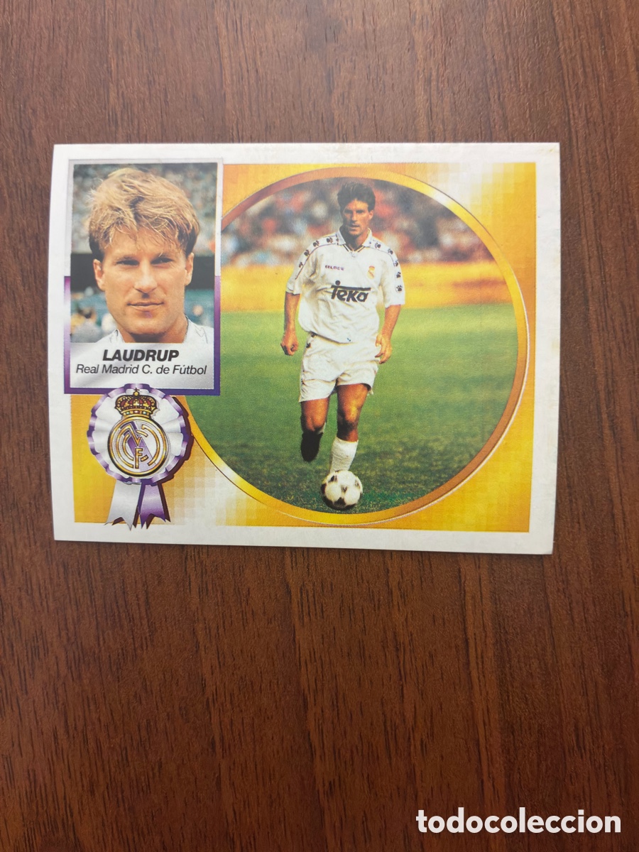 Fu&szlig;ball-Sticker: Cromo Michael Laudrup - Real Madrid - Liga 94-95 (A&ntilde;o Fichaje) - Ediciones Este (Nunca Pegado)