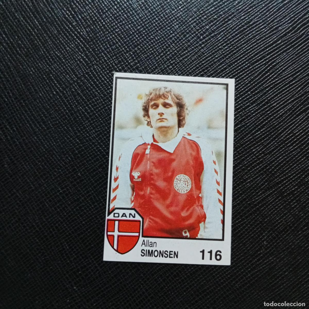 Football Stickers: 116 SIMONSEN DINAMARCA BARNA MEXICO MUNDIAL 1986 CROMO FUTBOL 86 - SIN PEGAR - A106 PG136
