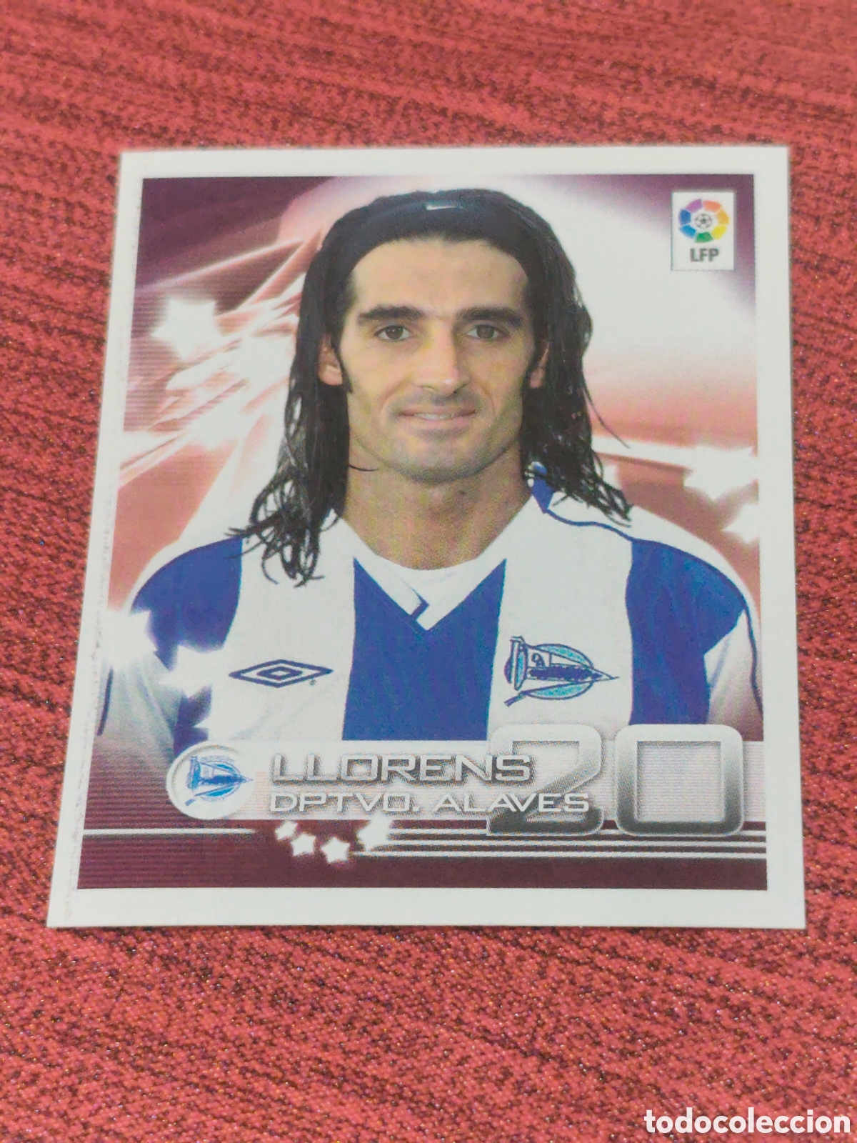 Football Stickers: 53 LLORENS ALAV&Eacute;S SUPERLIGA DE ESTRELLAS 2002 2003