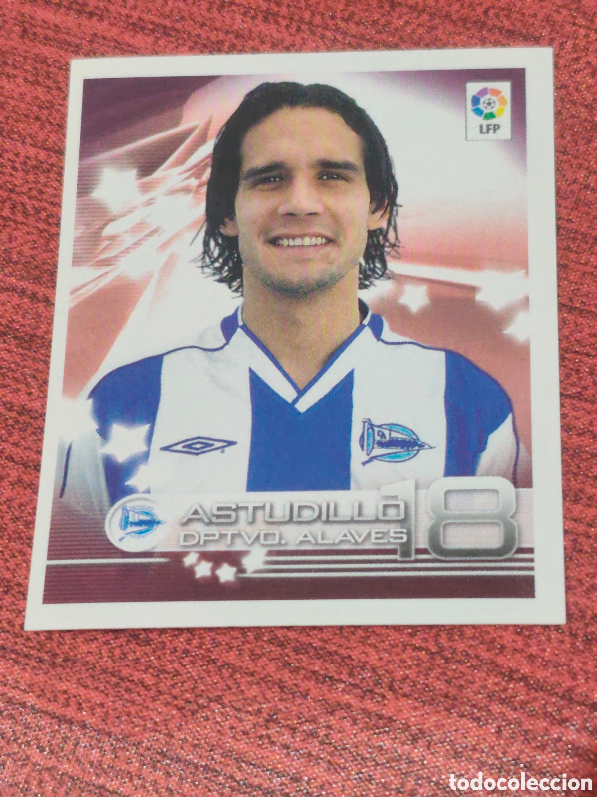 Football Stickers: 54 ASTUDILLO ALAV&Eacute;S SUPERLIGA DE ESTRELLAS 2002 2003