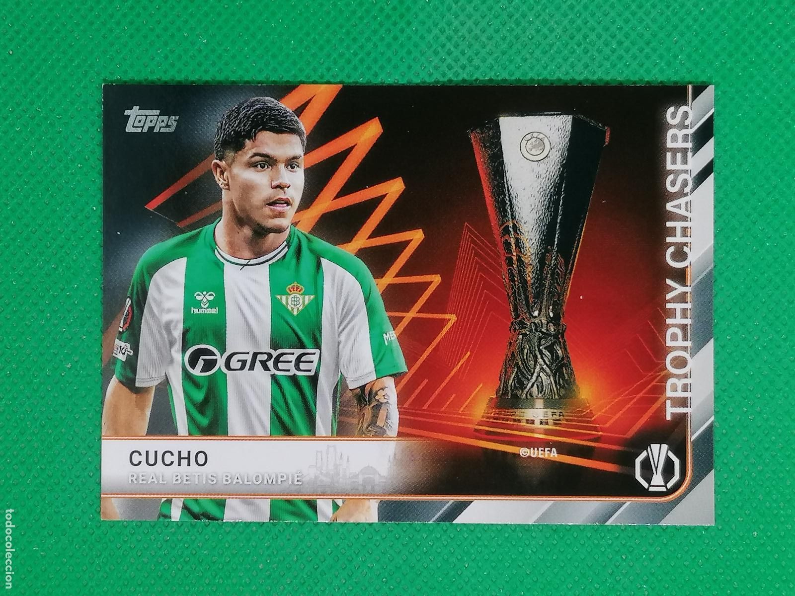 Cromos de f&uacute;tbol: TC-12 CUCHO BETIS TROPHY CHASERS ⚽ TOPPS SUPERSTARS 25 26 2025 2026 ⚽