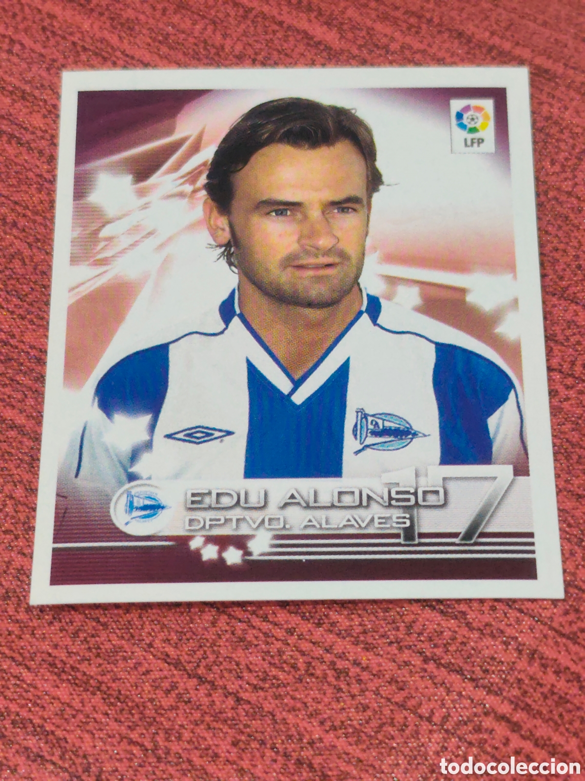 Cromos de f&uacute;tbol: 57 EDU ALONSO ALAV&Eacute;S SUPERLIGA DE ESTRELLAS 2002 2003