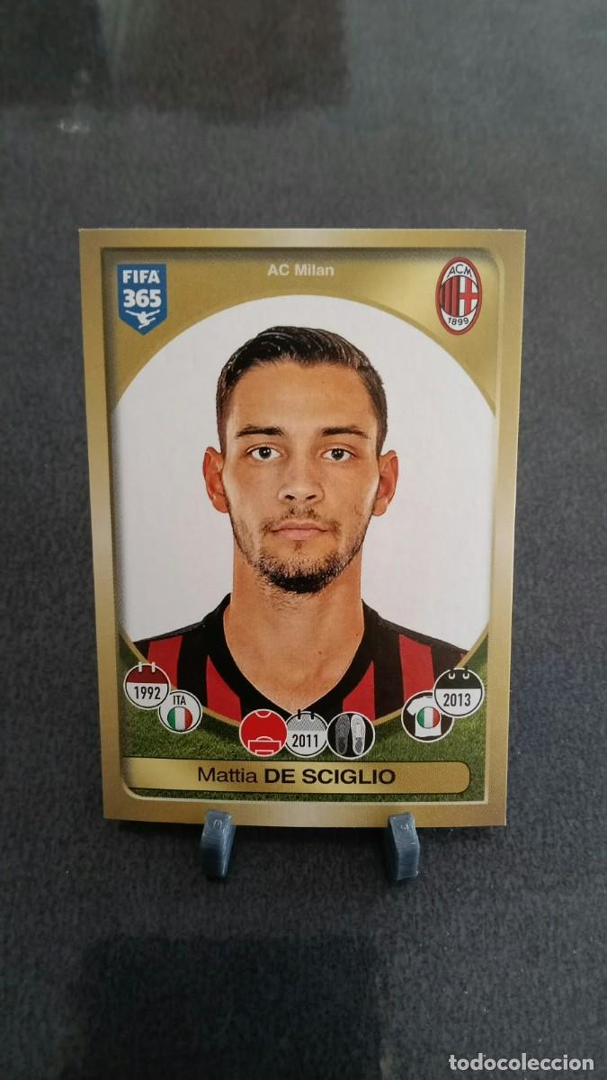 Cromos de f&uacute;tbol: De Sciglio 261 Milan 2016 2017 Fifa 365 Sin Pegar