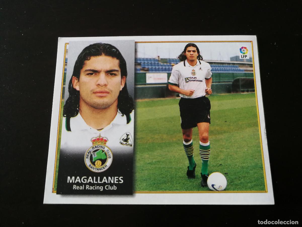 Fu&szlig;ball-Sticker: Magallanes Racing Santander Fichaje Bis 14 muy dif&iacute;cil Editorial Este 98/99, 1998-1999, despegado