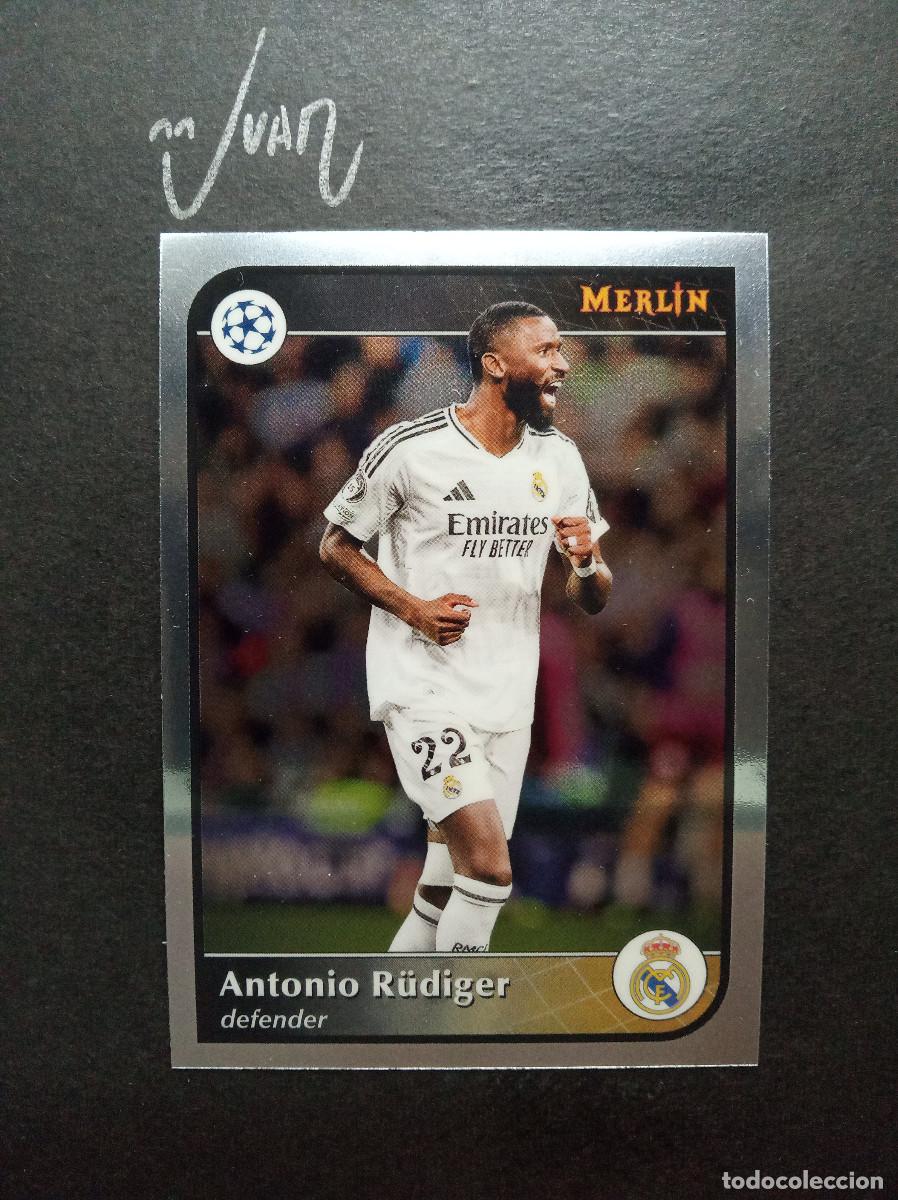 Cromos de f&uacute;tbol: N&ordm; 152 RUDIGER REAL MADRID ALEMANIA ⚽ TOPPS &reg; MERLIN CHROME CLUB COMPETITIONS 2024 2025 24 25 NUEVO