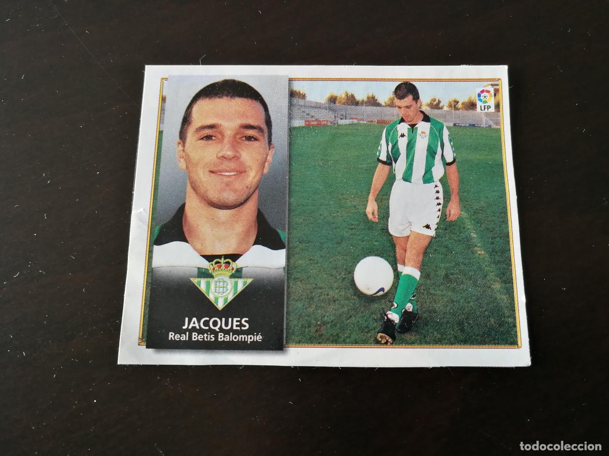 Fu&szlig;ball-Sticker: Jacques Real Betis Fichaje Bis 2 muy dif&iacute;cil Editorial Este 98/99, 1998-1999, despegado