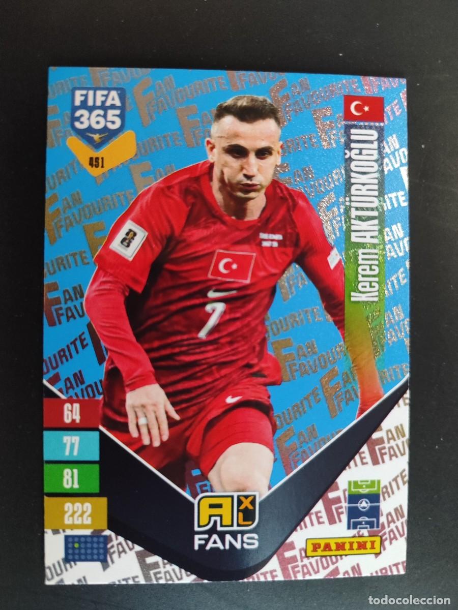 Cromos de f&uacute;tbol: ADRENALYN FIFA 365 2027 CARD PARALELA BLUE AKTURKOGLU TURQUIA # 431 PANINI