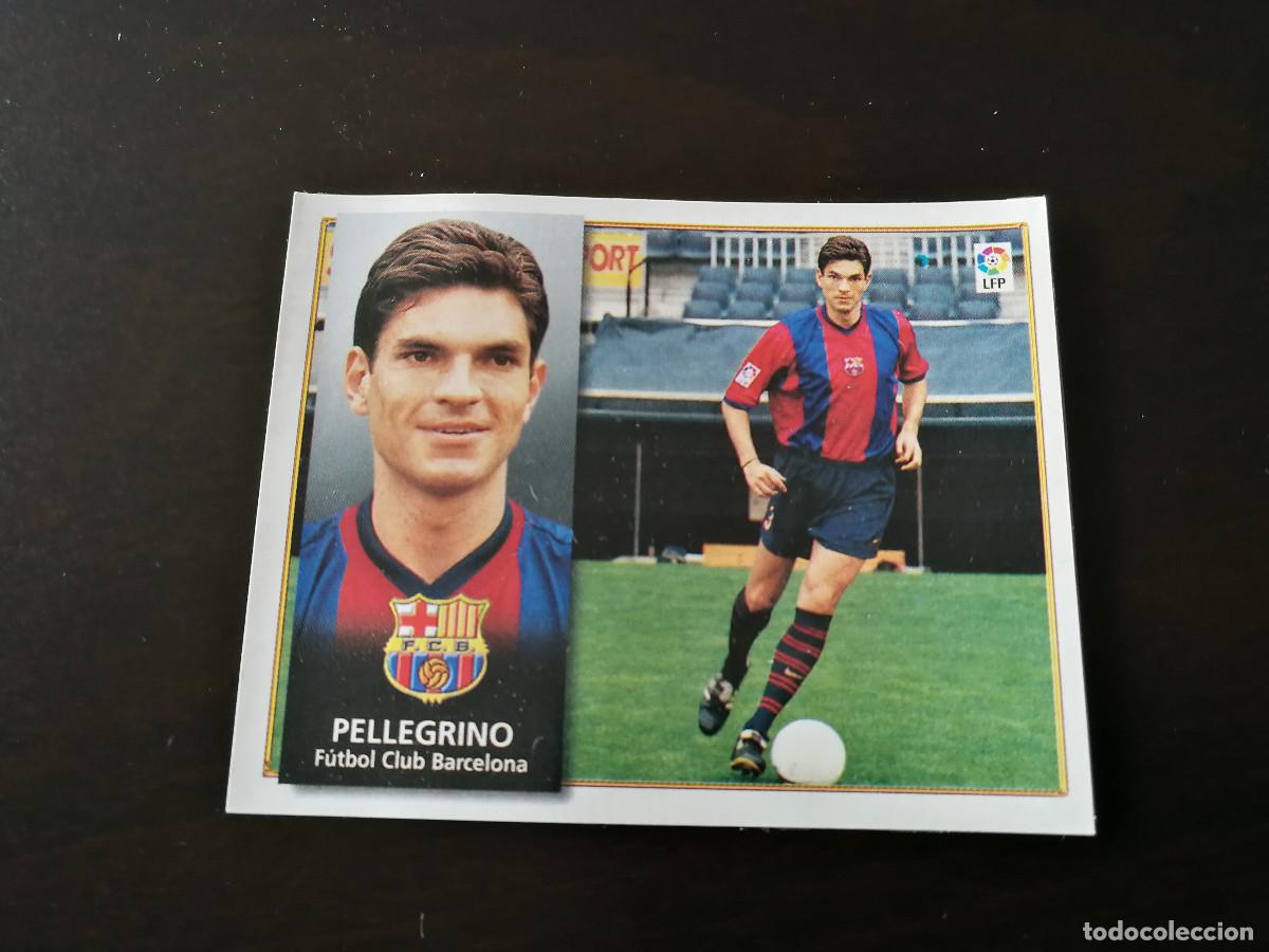 Fu&szlig;ball-Sticker: Pellegrino FC Barcelona Fichaje 1 bis muy dif&iacute;cil Editorial Este 98/99, 1998-1999, despegado