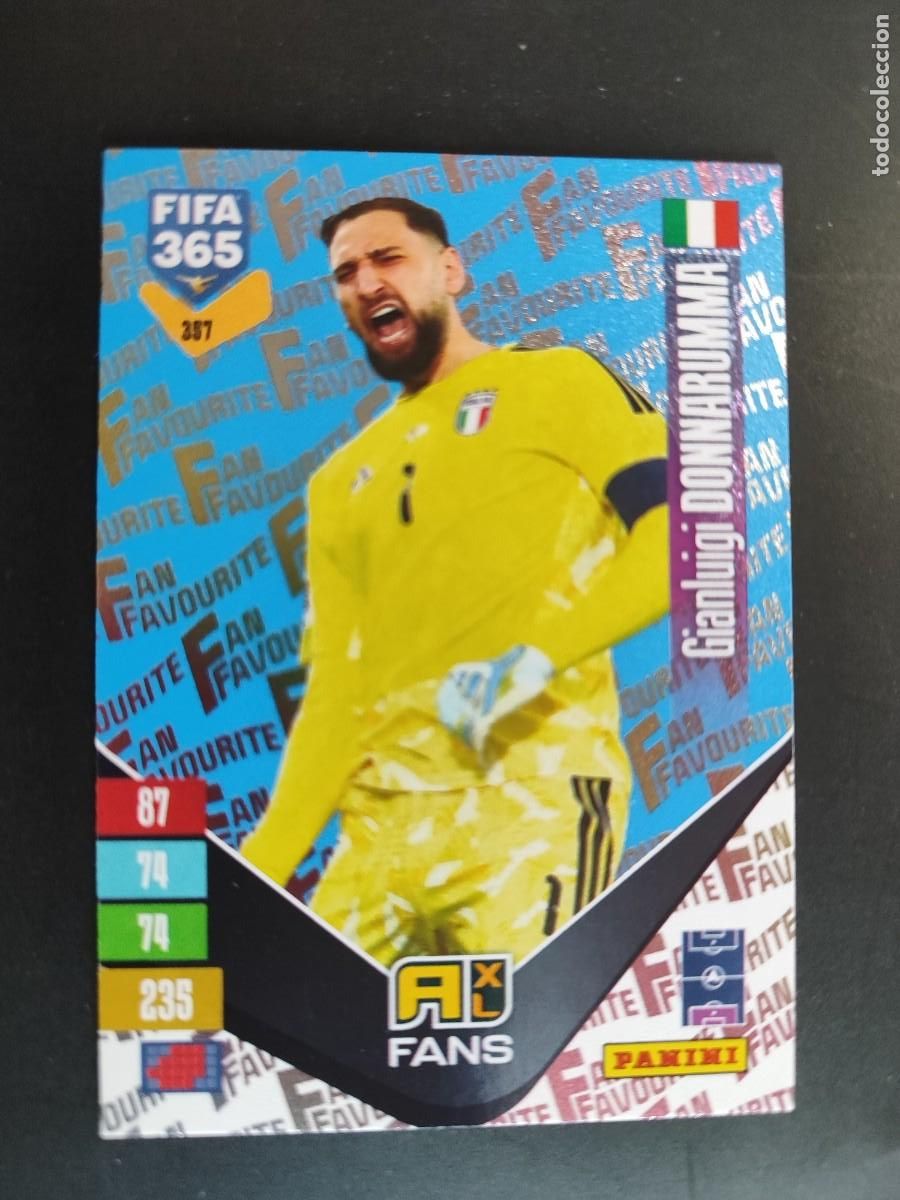 Cromos de f&uacute;tbol: ADRENALYN FIFA 365 2027 CARD PARALELA DONNARUMMA ITALIA # 357 PANINI