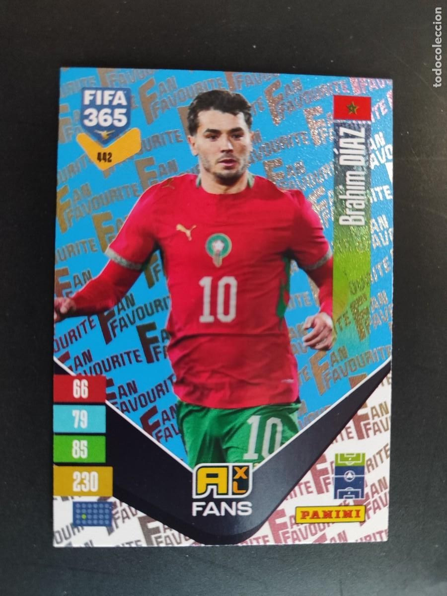 Cromos de f&uacute;tbol: ADRENALYN FIFA 365 2027 CARD PARALELA BRAHIM DIAZ MARRUECOS # 442 PANINI