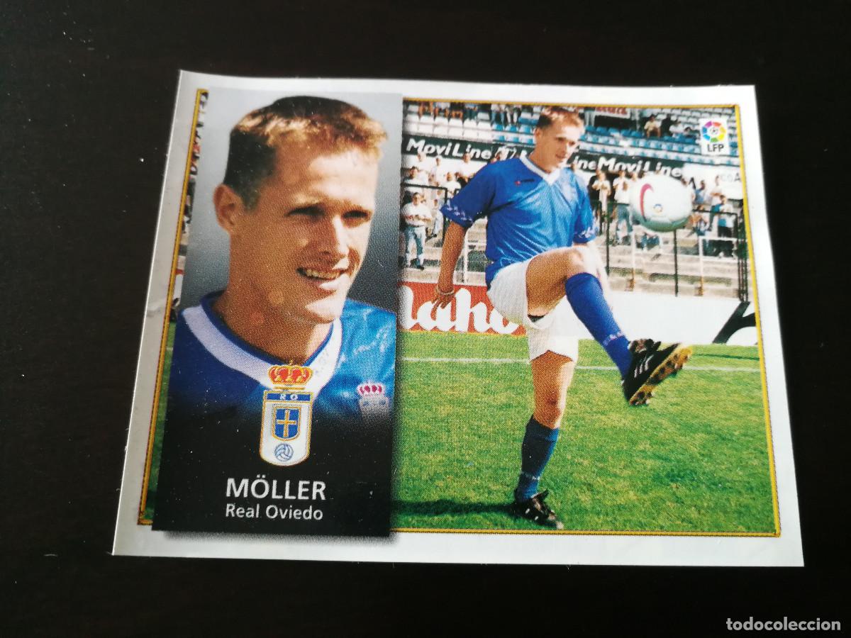 Fu&szlig;ball-Sticker: Moller Real Oviedo Fichaje 1 bis muy dif&iacute;cil Editorial Este 98/99, 1998-1999, despegado