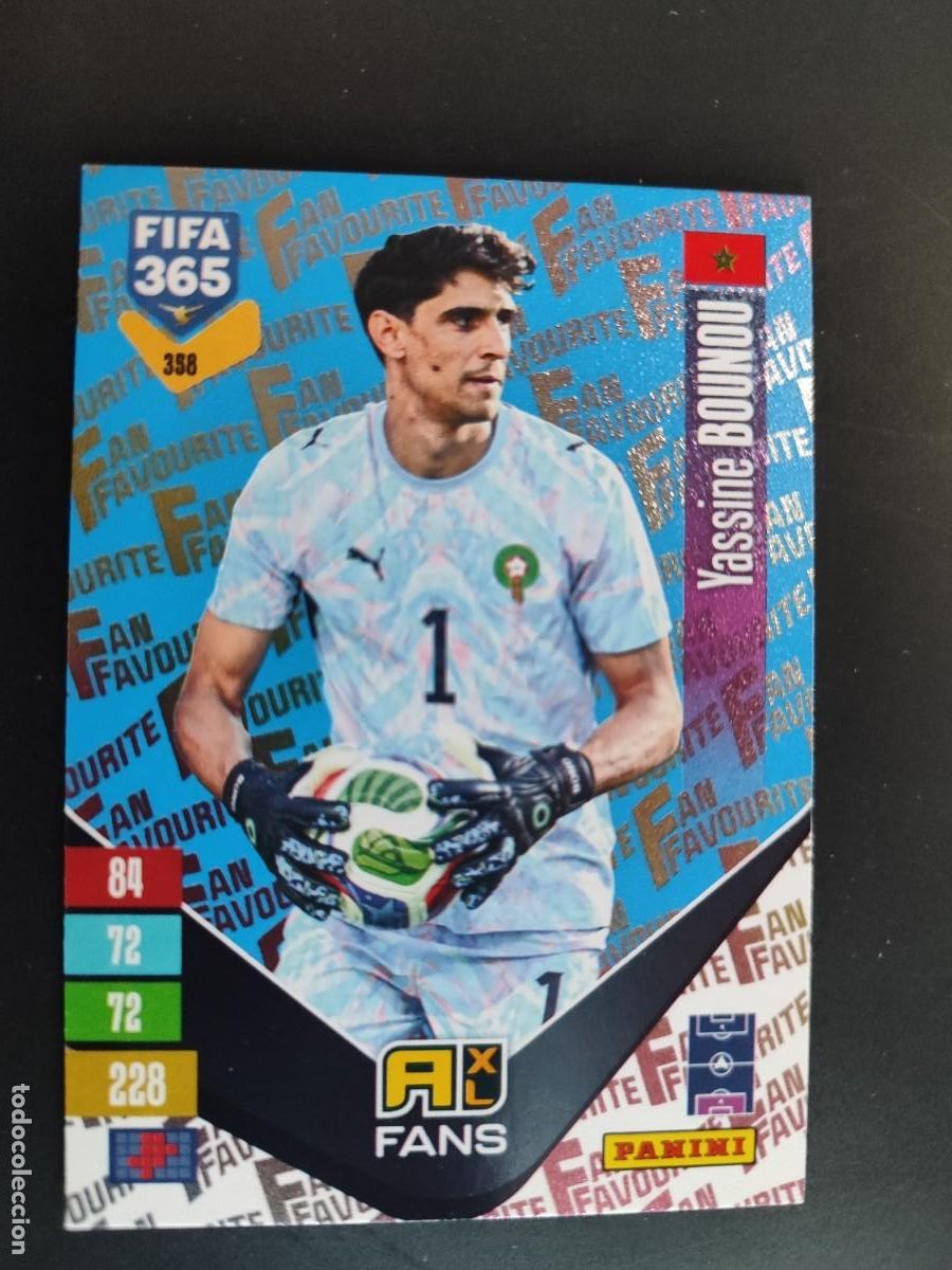 Cromos de f&uacute;tbol: ADRENALYN FIFA 365 2027 CARD PARALELA BOUNOU MARRUECOS # 358 PANINI
