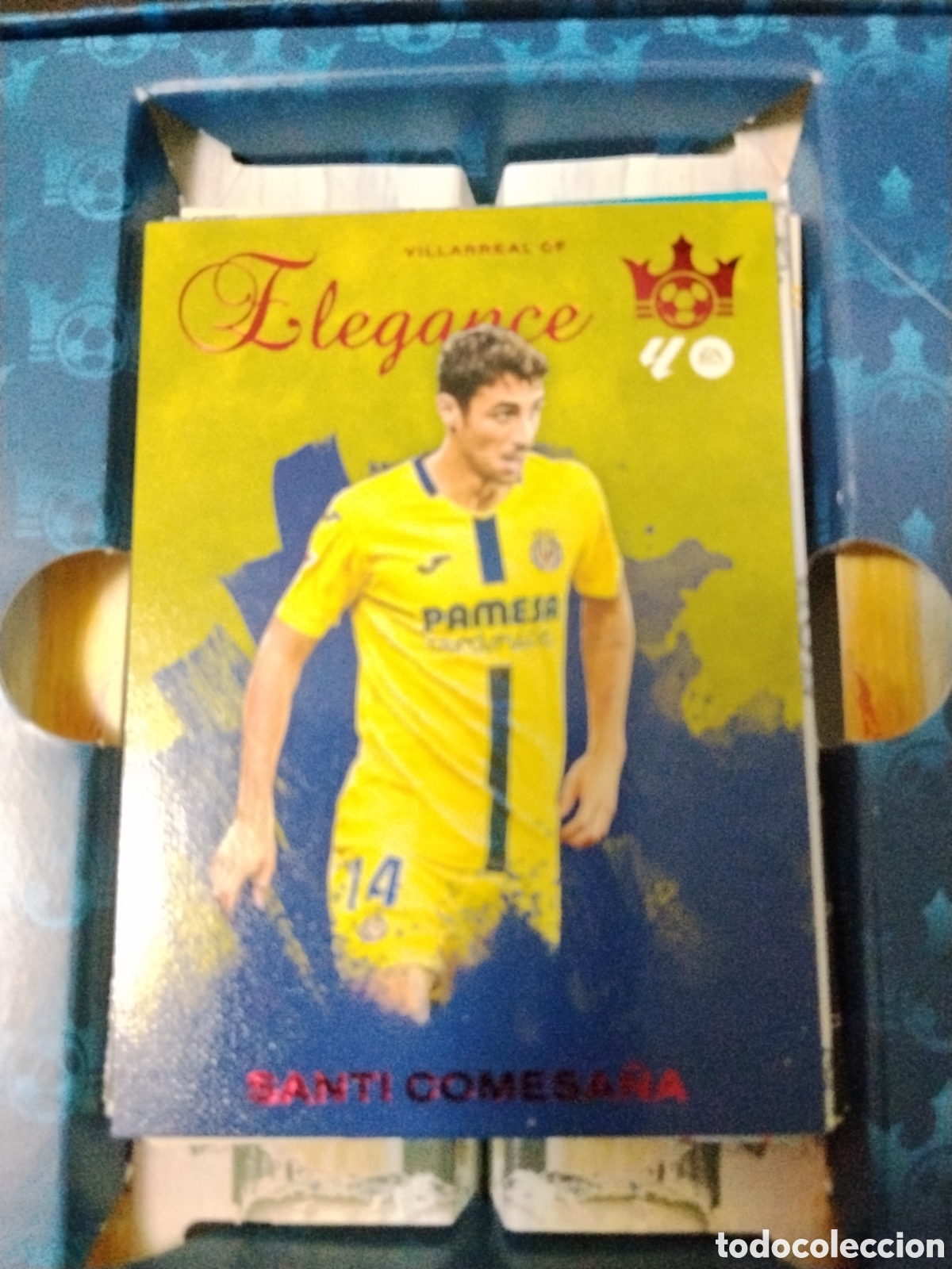 Cromos de f&uacute;tbol: Santi Comesa&ntilde;a - numerada /199 - Pitch kings 25/26 - Villarreal