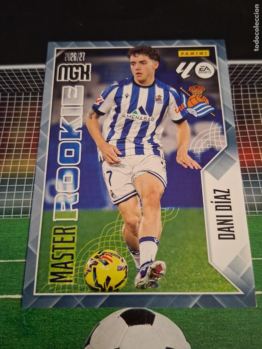 Cromos de f&uacute;tbol: DANI DIAZ 411 REAL SOCIEDAD EDICION UNICA POWER CROMO MEGACRACKS LIGA FUTBOL 2026 2027 26 27