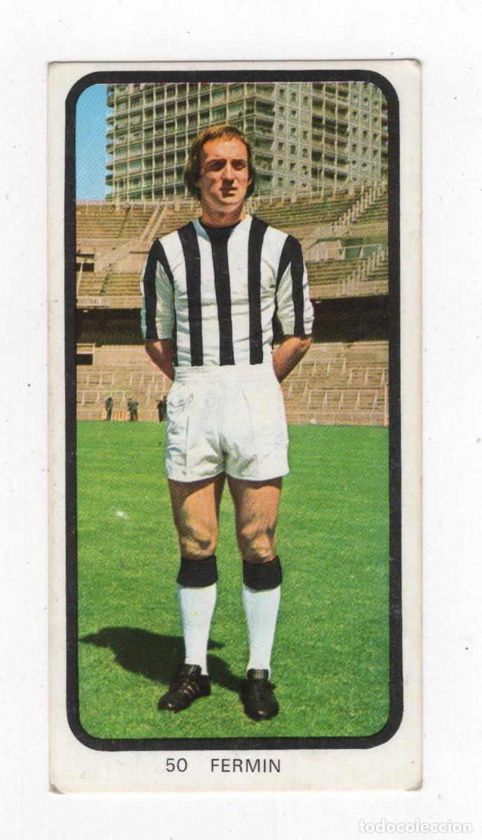 Cromos de f&uacute;tbol: C.D. CASTELLON FERMIN CAMPEONATOS NACIONALES DE FUTBOL 1973-1974 MUY NUEVO. IMAGEN DE LAS DOS CARAS