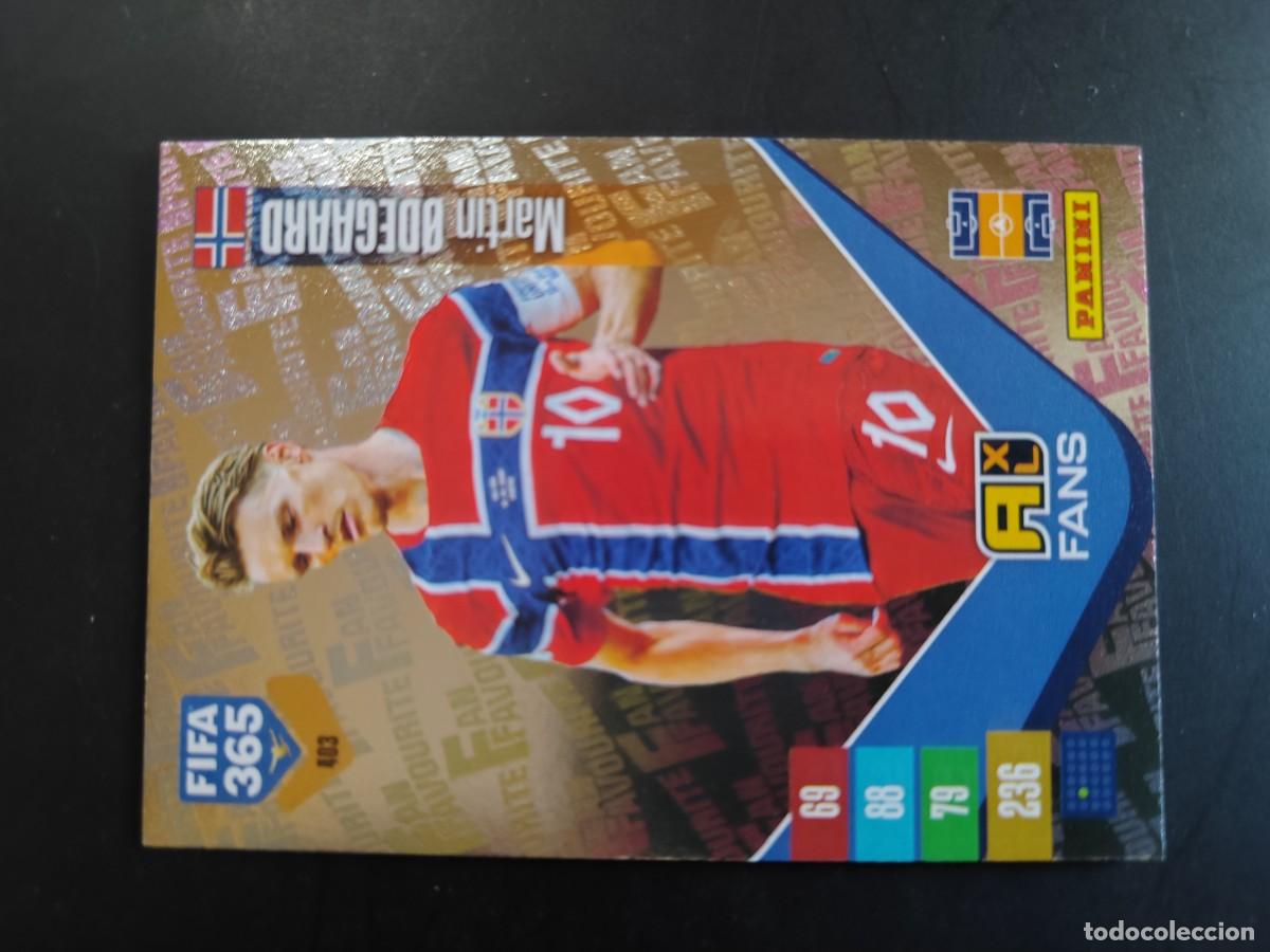 Cromos de f&uacute;tbol: ADRENALYN FIFA 365 2027 CARD FANS ODEGAARD NORUEGA # 403 PANINI