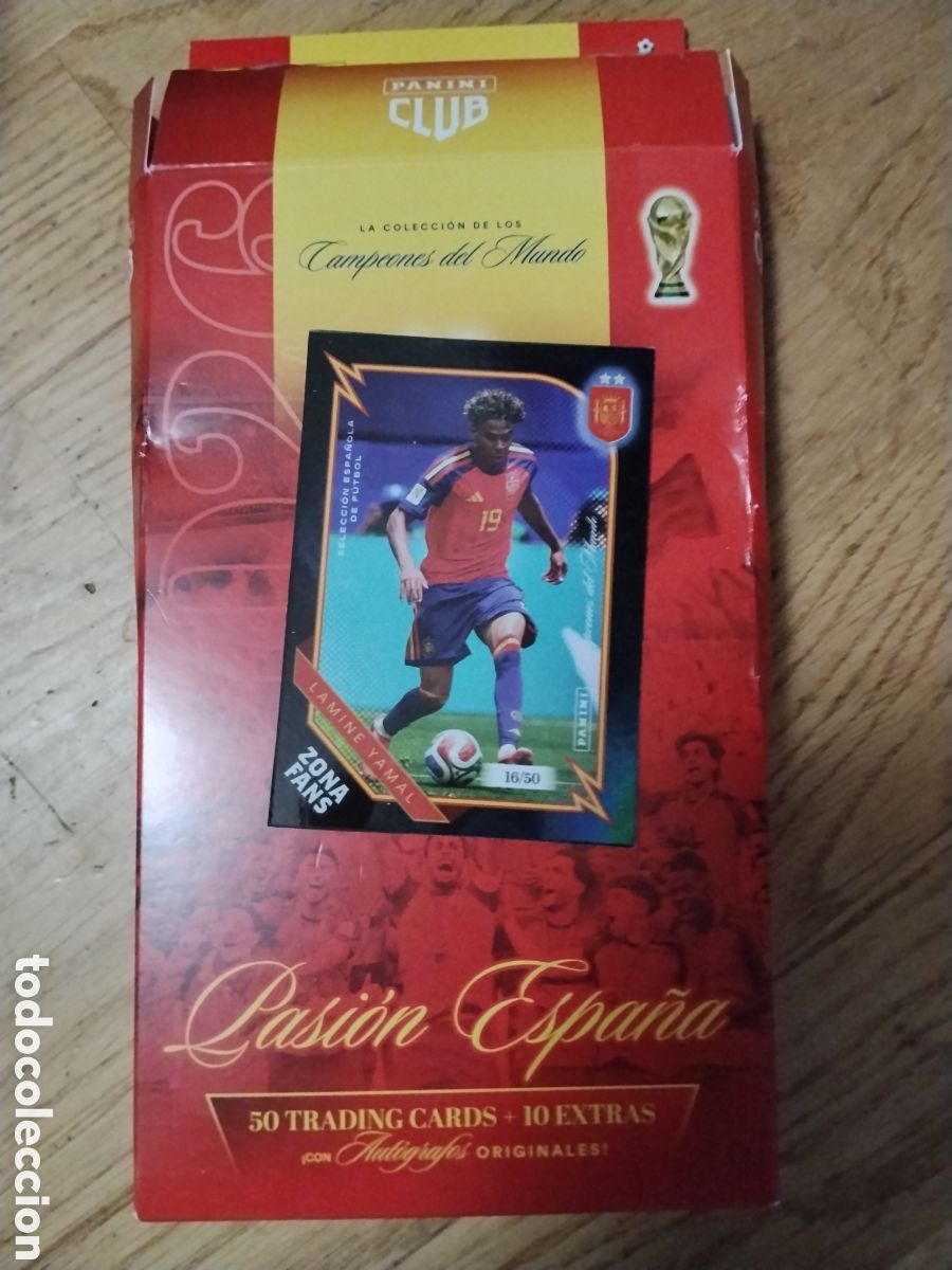 Cromos de f&uacute;tbol: Lamine Yamal - pasi&oacute;n Espa&ntilde;a - Numerada 16/50 -Kn41