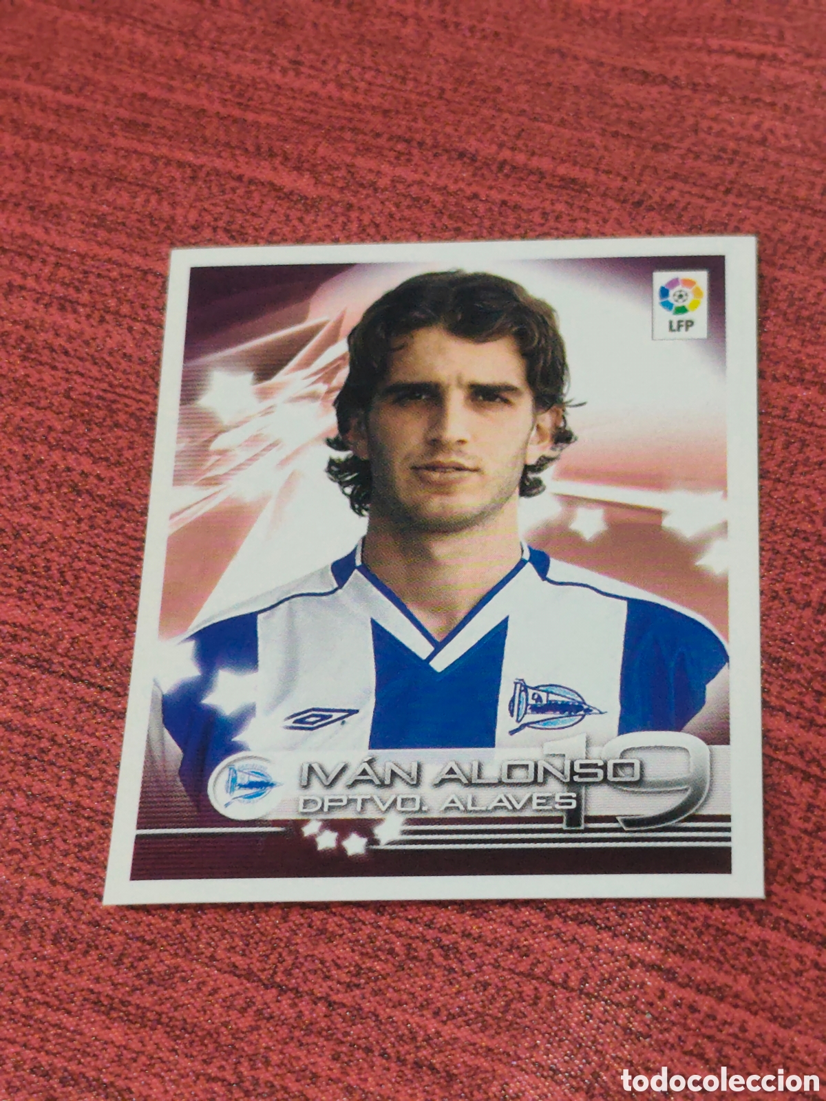 Cromos de f&uacute;tbol: 62 IV&Aacute;N ALONSO ALAV&Eacute;S SUPERLIGA DE ESTRELLAS 2002 2003