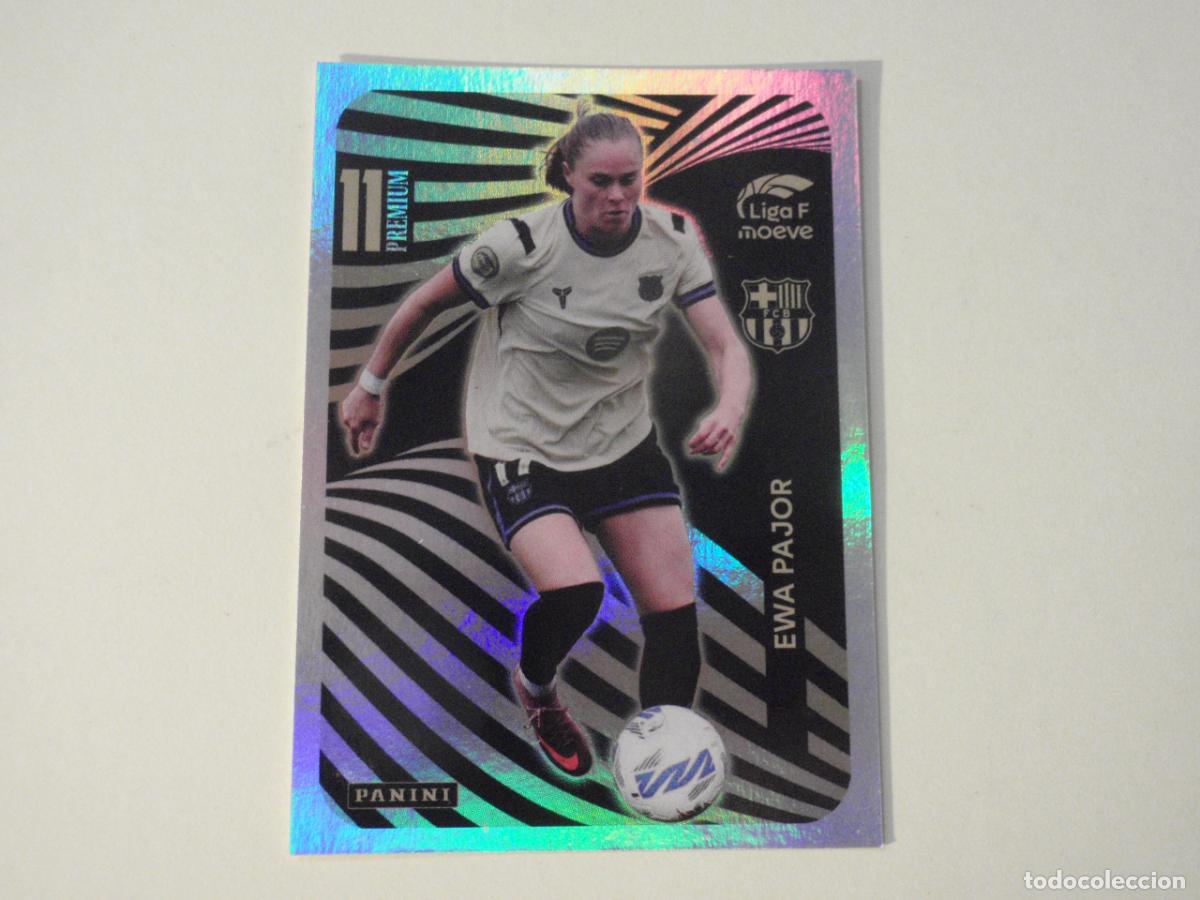 Cromos de f&uacute;tbol: Cromo sticker EWA PAJOR Barcelona PREMIUM. LIGA F Moeve femenina 2025 2026. Panini 25 26
