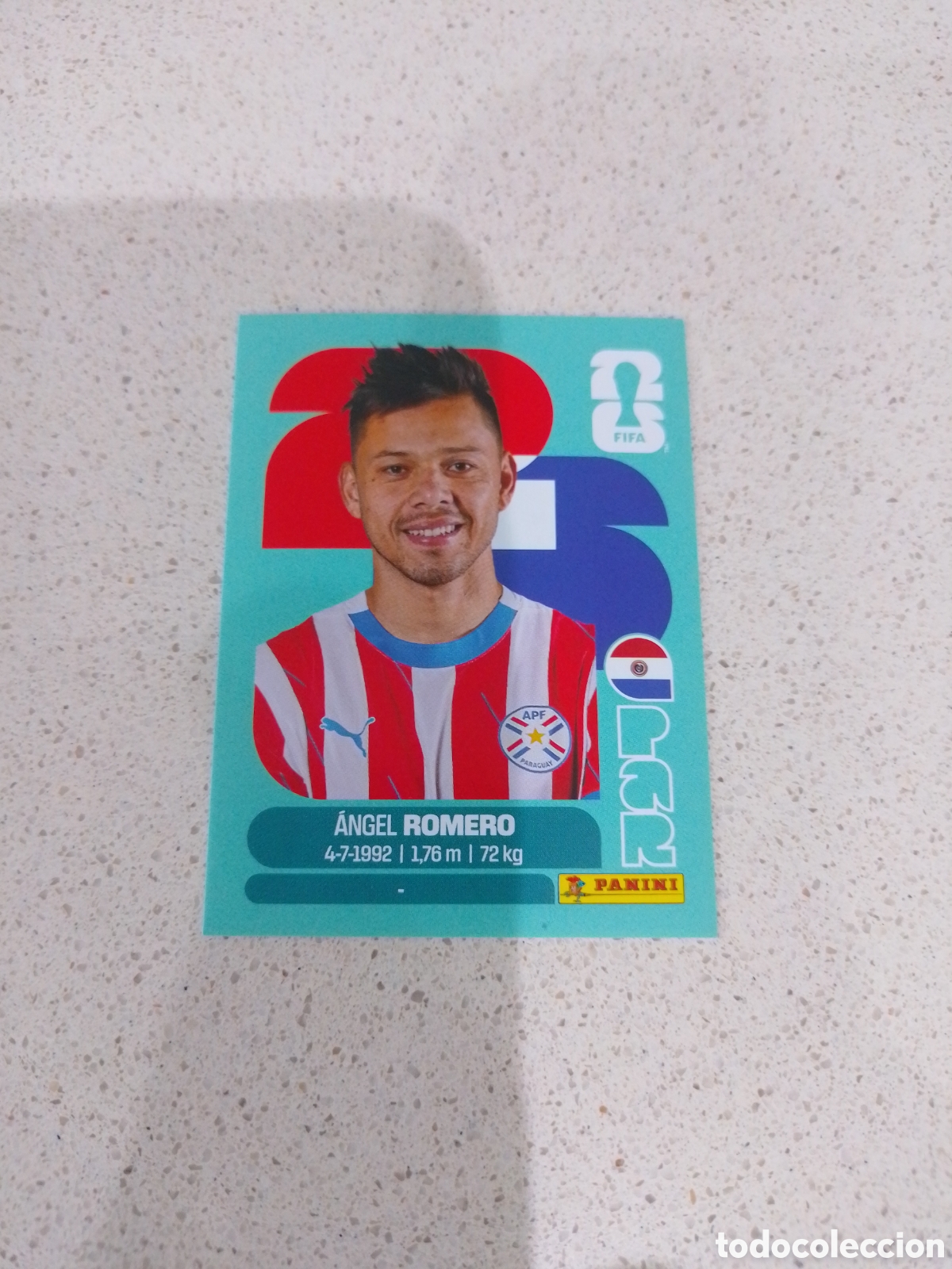 Cromos de f&uacute;tbol: CROMO NUMERO 19 ROMERO PARAGUAY. MUNDIAL 2026.PANINI.