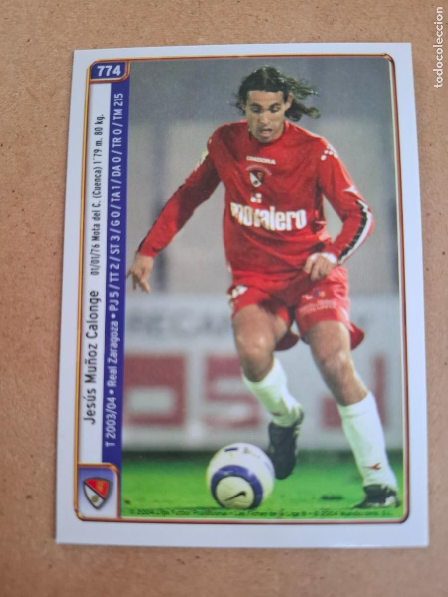 Cromos de f&uacute;tbol: MUNDICROMO 2004 2005 04 05 - 774 JES&Uacute;S MU&Ntilde;OZ / MOLIST - TERRASSA F.C.