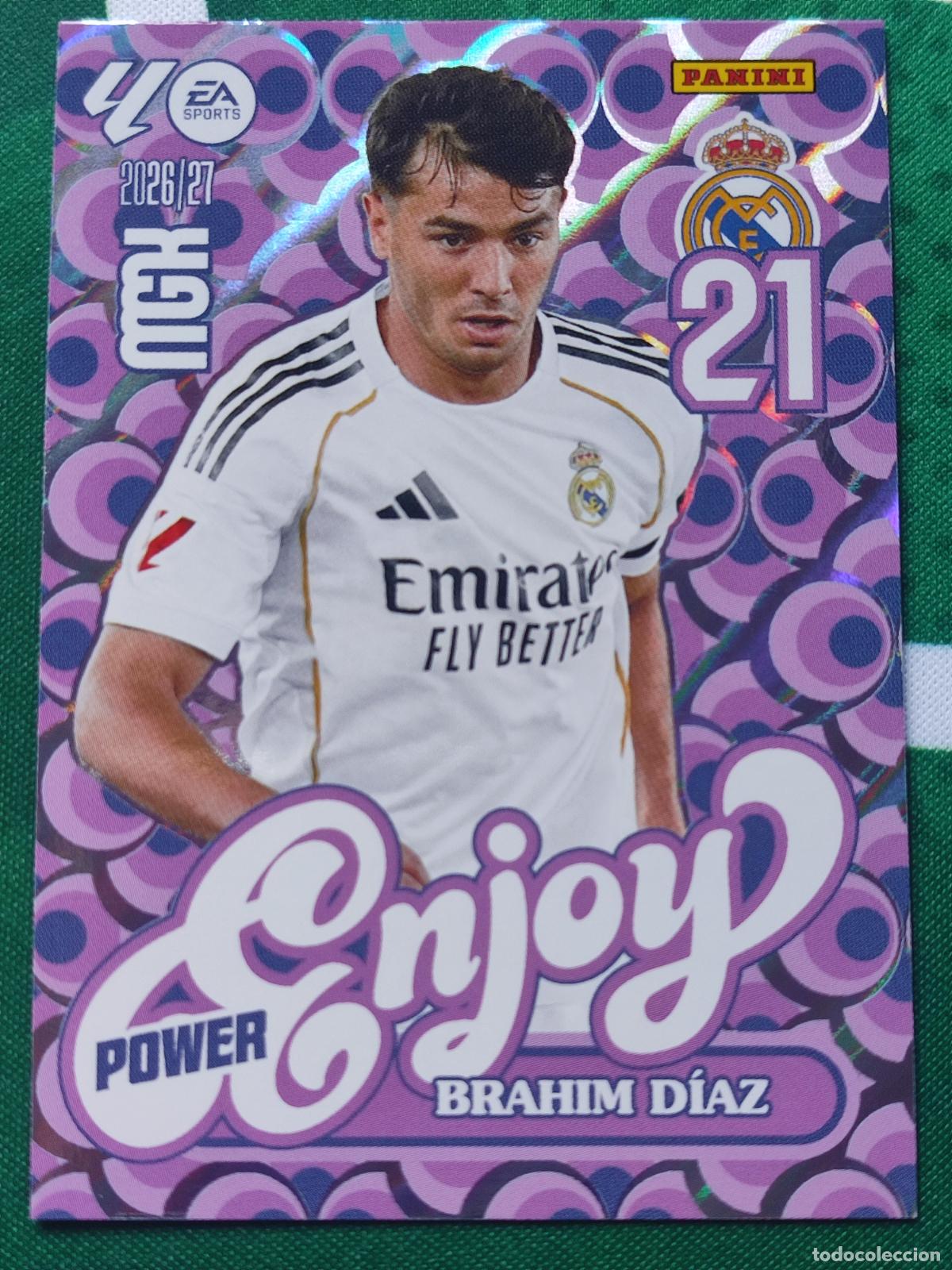 Fu&szlig;ball-Sticker: 380P Brahim D&iacute;az Real Madrid CF Enjoy MEGACRACKS 2026 2027 - 26 27 MGK