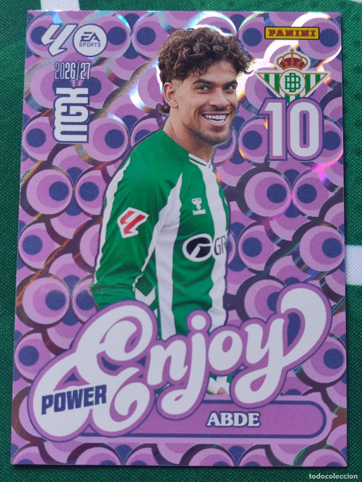 Fu&szlig;ball-Sticker: 379P Abde Real Betis Enjoy MEGACRACKS 2026 2027 - 26 27 MGK