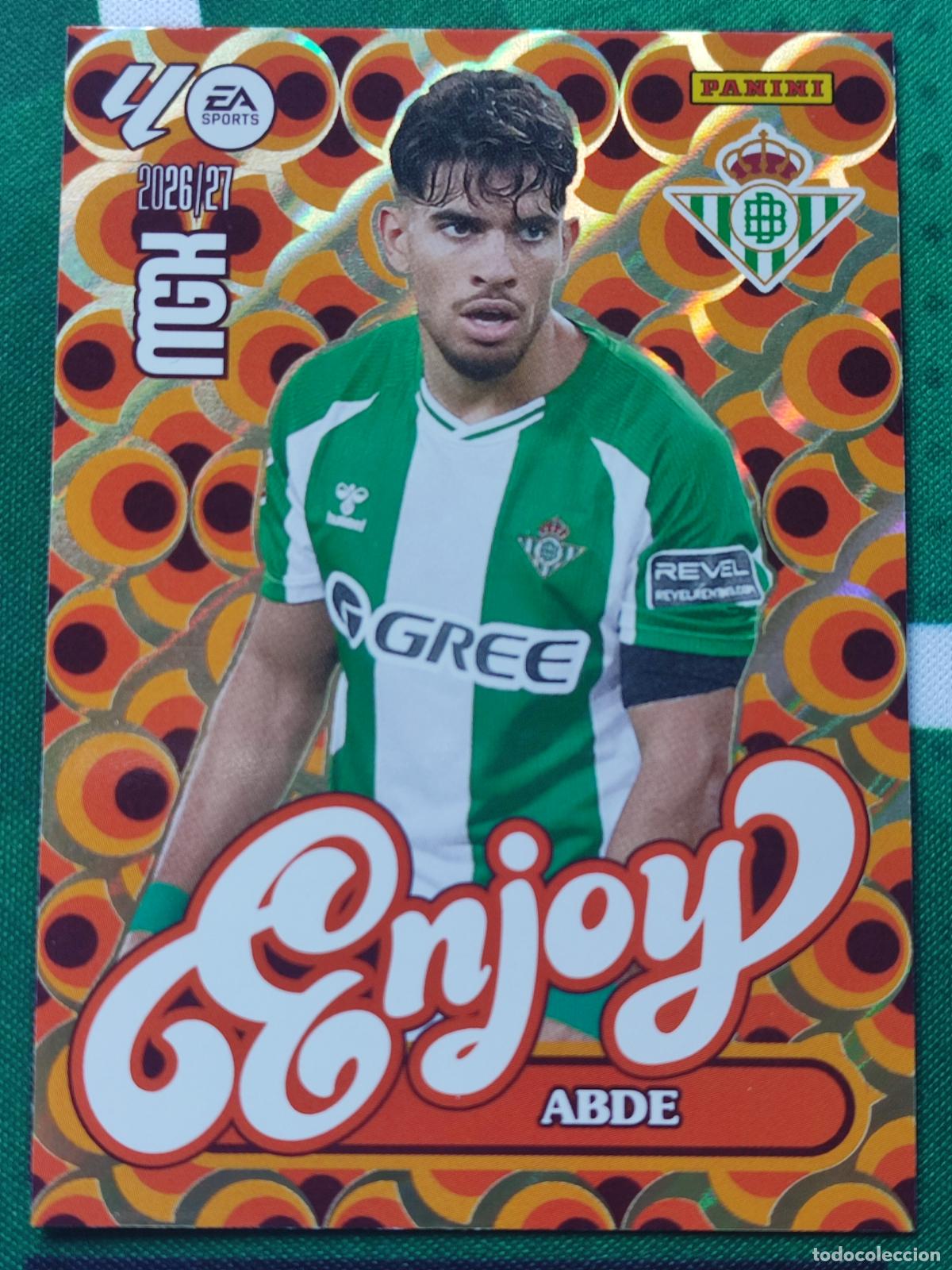 Fu&szlig;ball-Sticker: 379 Abde Real Betis Enjoy MEGACRACKS 2026 2027 - 26 27 MGK