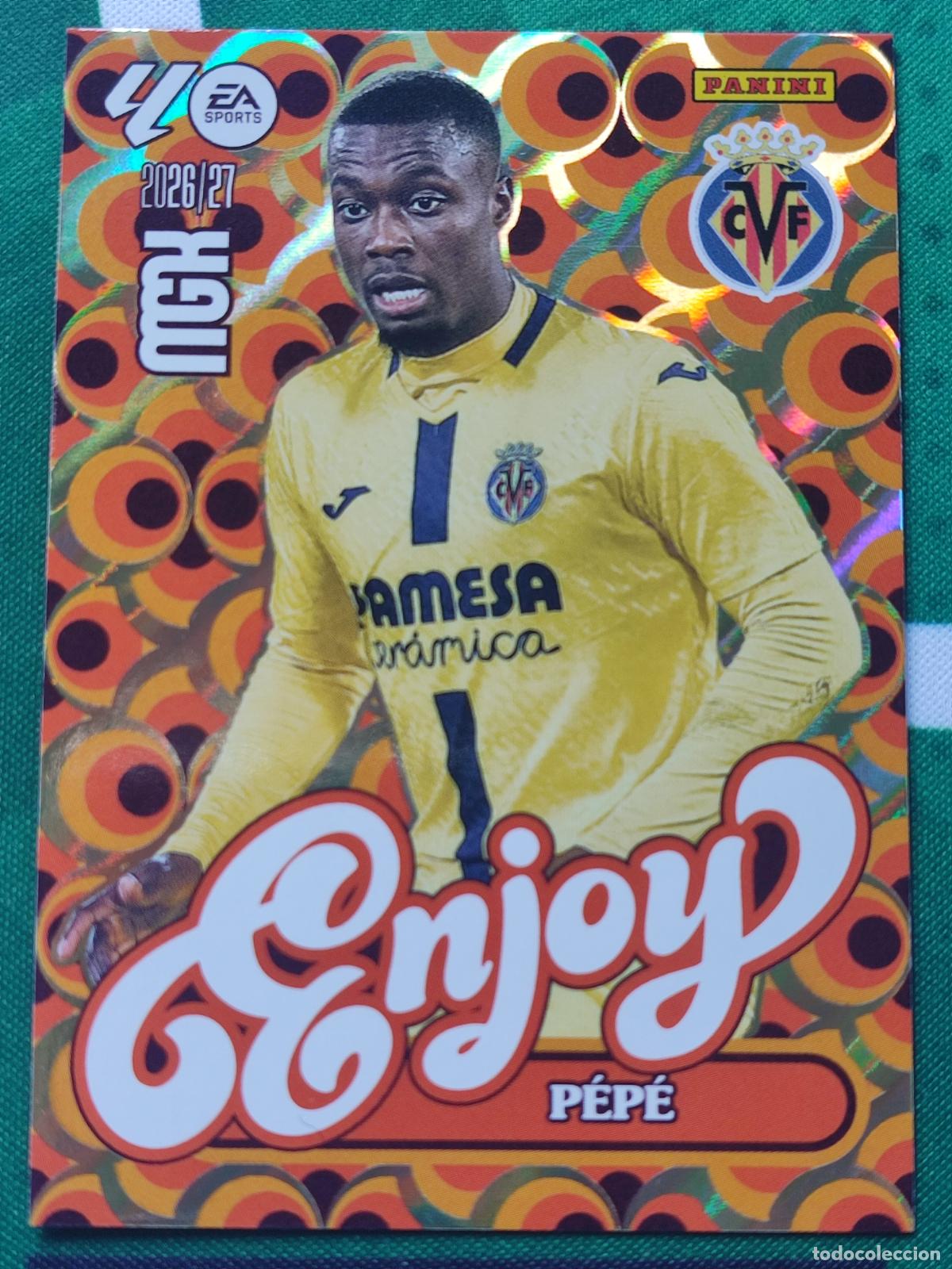 Fu&szlig;ball-Sticker: 386 P&eacute;p&eacute; Villarreal CF Enjoy MEGACRACKS 2026 2027 - 26 27 MGK