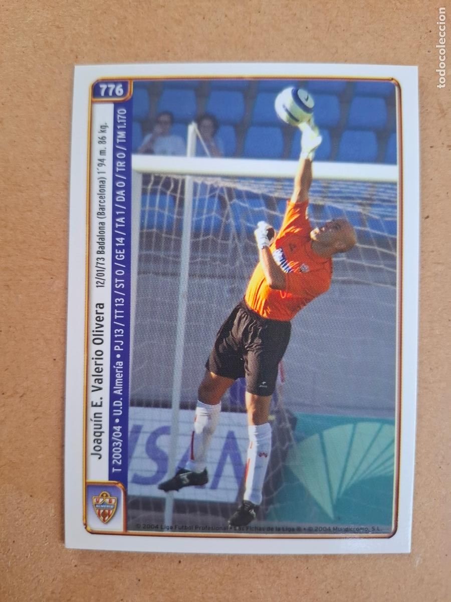 Fu&szlig;ball-Sticker: MUNDICROMO 2004 2005 04 05 - 776 VALERIO / JAMELLI - U.D. ALMER&Iacute;A