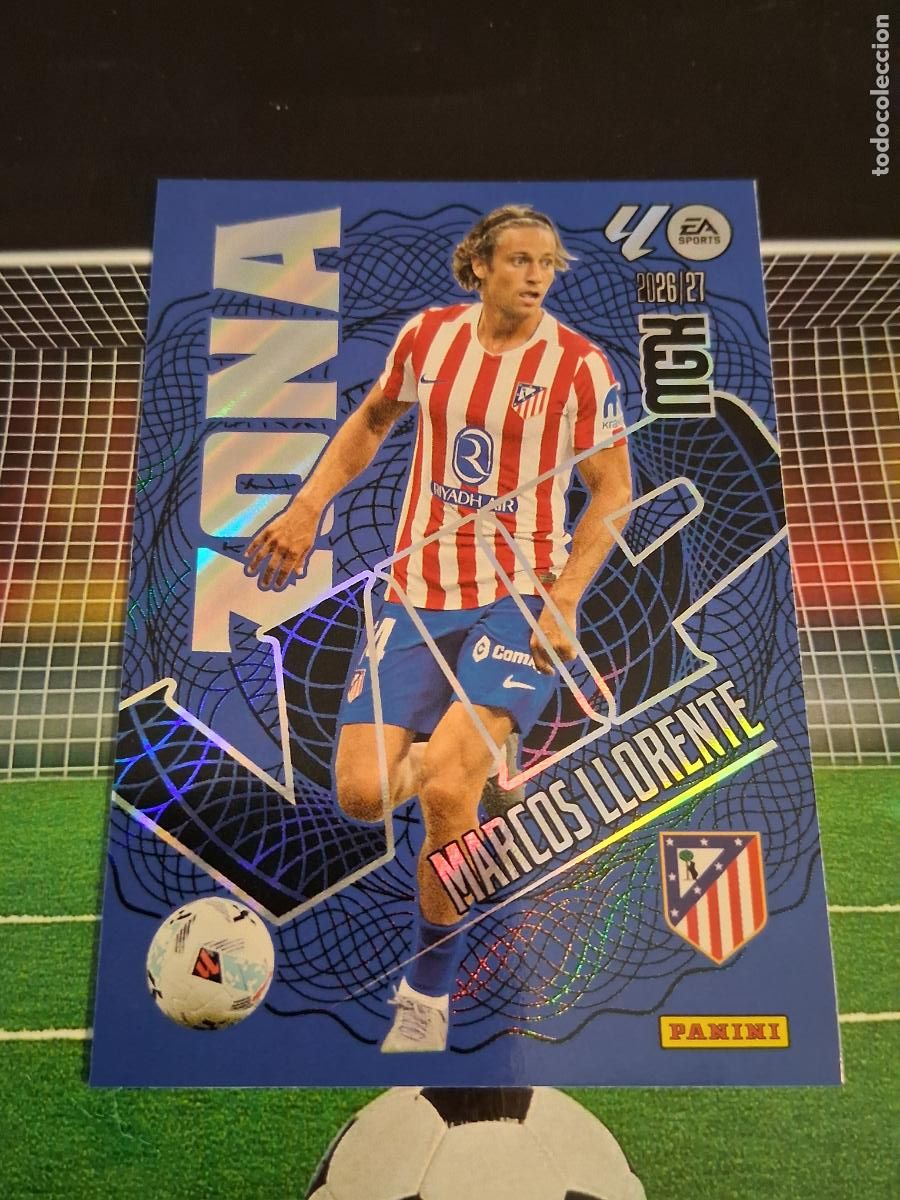 Cromos de f&uacute;tbol: 401 MARCOS LLORENTE ATLETICO DE MADRID ZONA VIP CROMOS MEGACRACKS LIGA FUTBOL 2026 2027 26 27