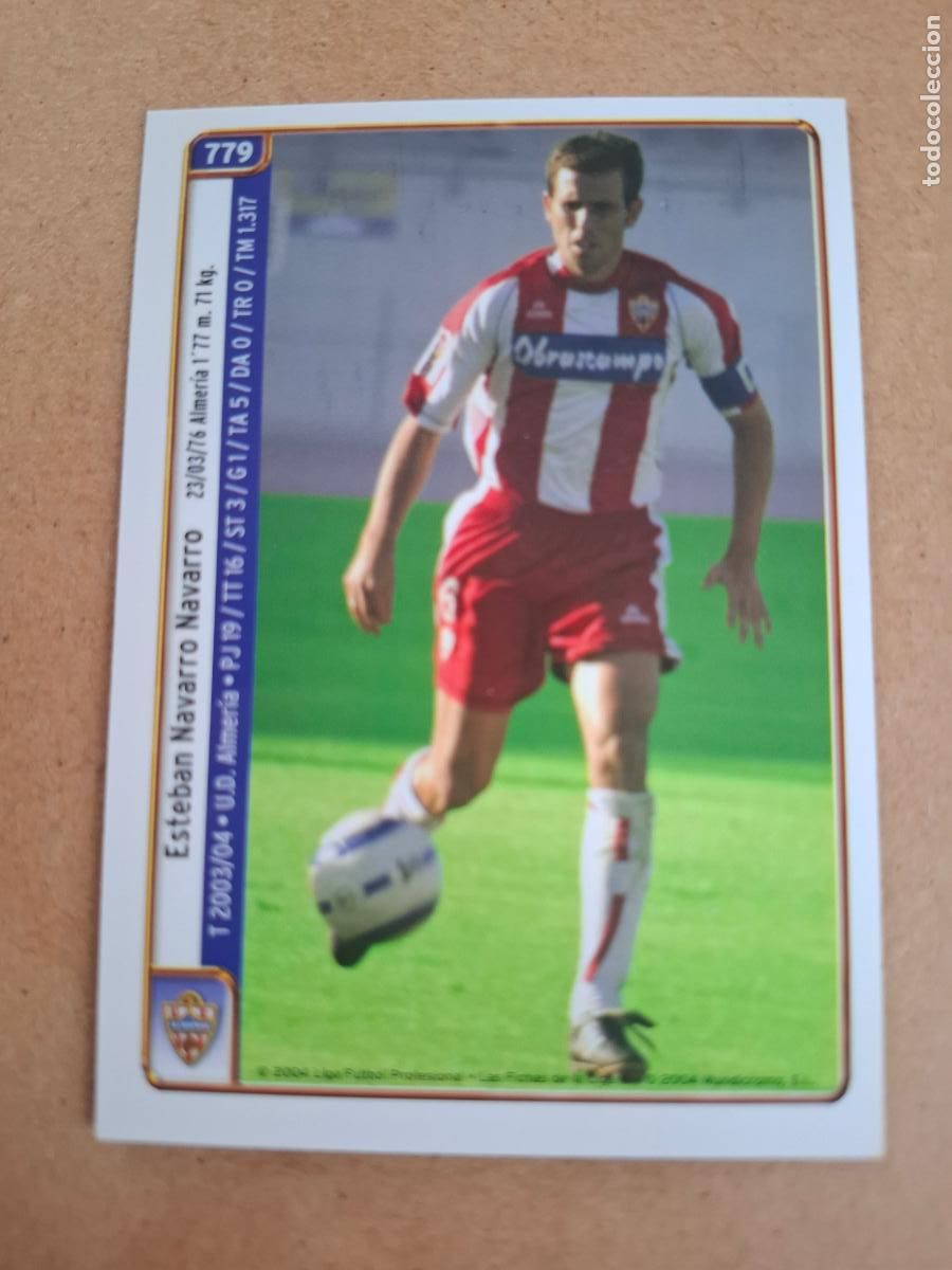 Cromos de f&uacute;tbol: MUNDICROMO 2004 2005 04 05 - 779 ESTEBAN / GALCA - U.D. ALMER&Iacute;A