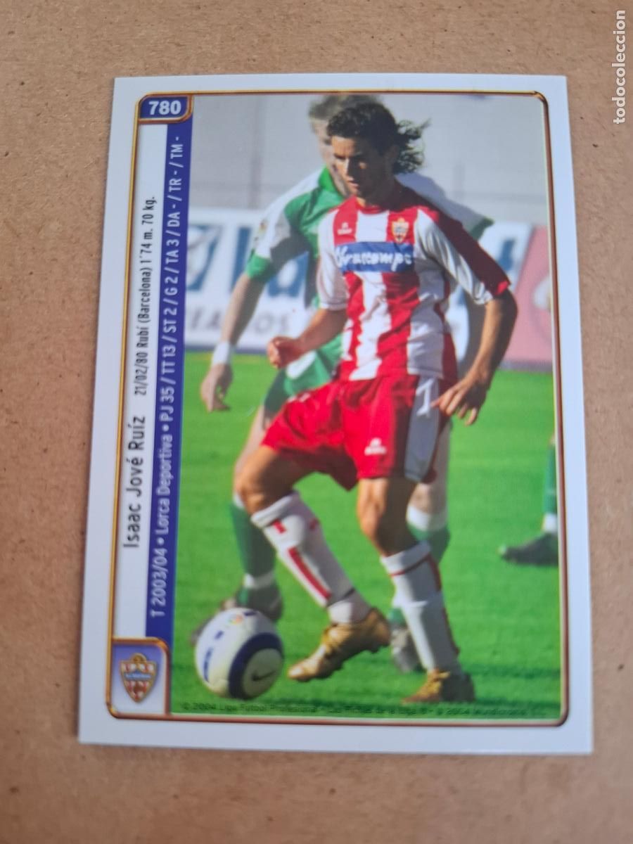 Cromos de f&uacute;tbol: MUNDICROMO 2004 2005 04 05 - 780 ISAAC / JUANMA - U.D. ALMER&Iacute;A