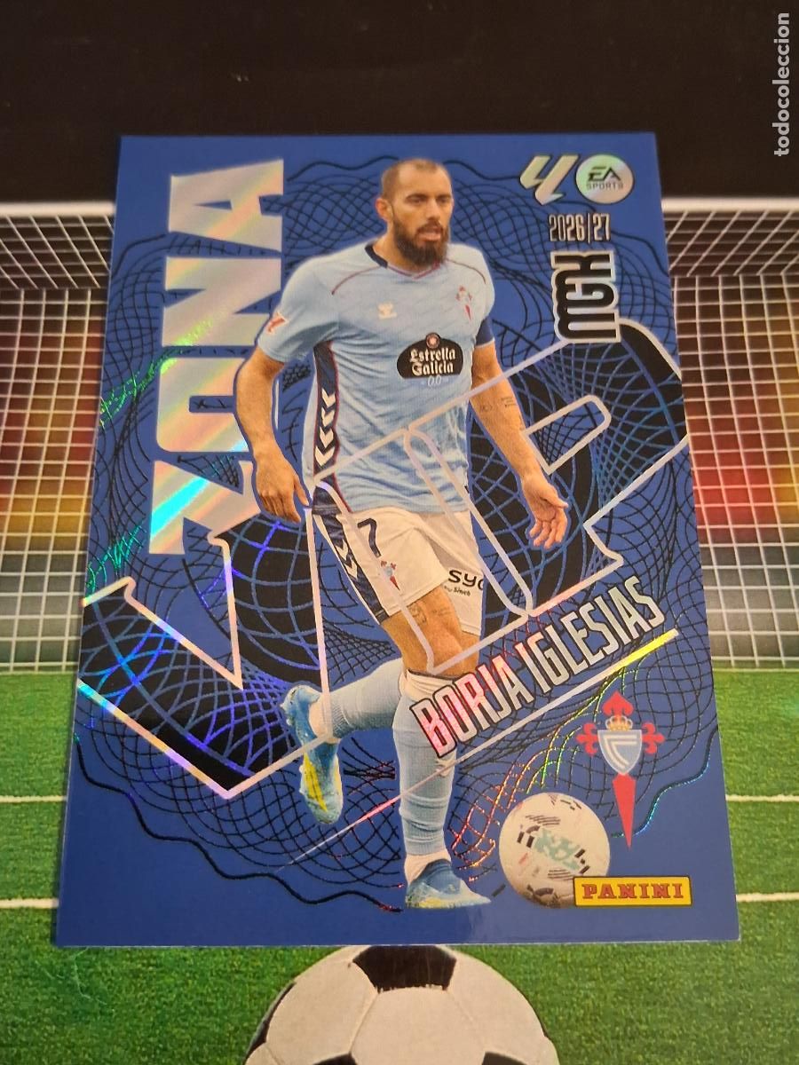 Cromos de f&uacute;tbol: 389 BORJA IGLESIAS CELTA DE VIGO ZONA VIP CROMOS MEGACRACKS LIGA FUTBOL 2026 2027 26 27