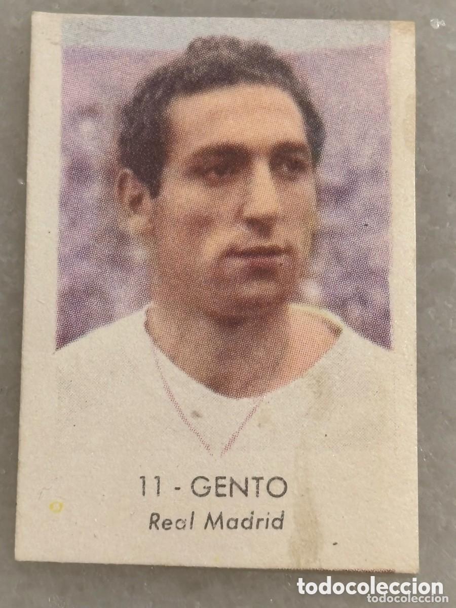 Fu&szlig;ball-Sticker: Cromo f&uacute;tbol Gento Real Madrid. &Aacute;lbum Ruiz Romero. 1957/58