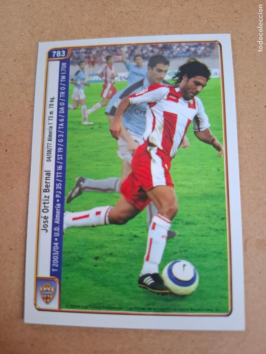 Cromos de f&uacute;tbol: MUNDICROMO 2004 2005 04 05 - 783 ORTIZ / IBAN ESPADASI - U.D. ALMER&Iacute;A