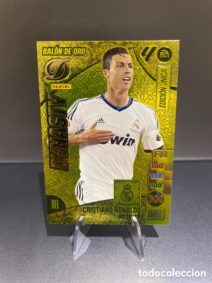 Fu&szlig;ball-Sticker: Cristiano Ronaldo Dynasty Edicion Unica Balon de Oro 2012-13 Panini Adrenalyn 2024-25 Real Madrid