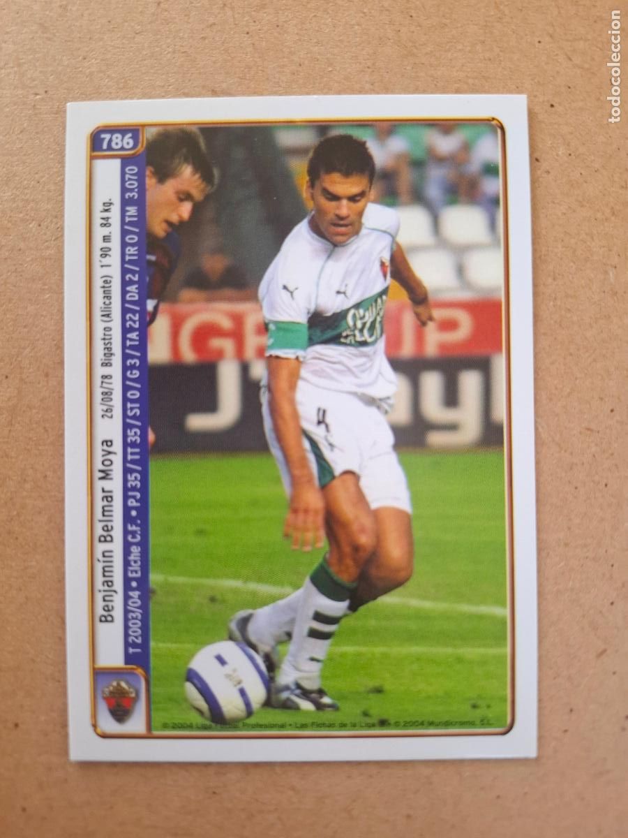 Fu&szlig;ball-Sticker: MUNDICROMO 2004 2005 04 05 - 786 BENJA / OTERO - ELCHE CF